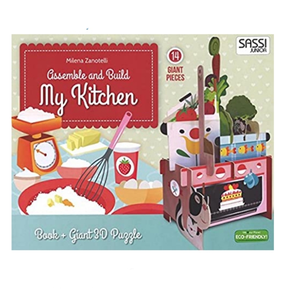 My Kitchen 3D Puzzle + Book (Assemble & Build)